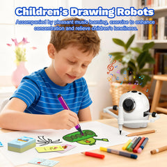 GWYUI drawing-robot-box-content includes robot, cards, markers, board, and cable