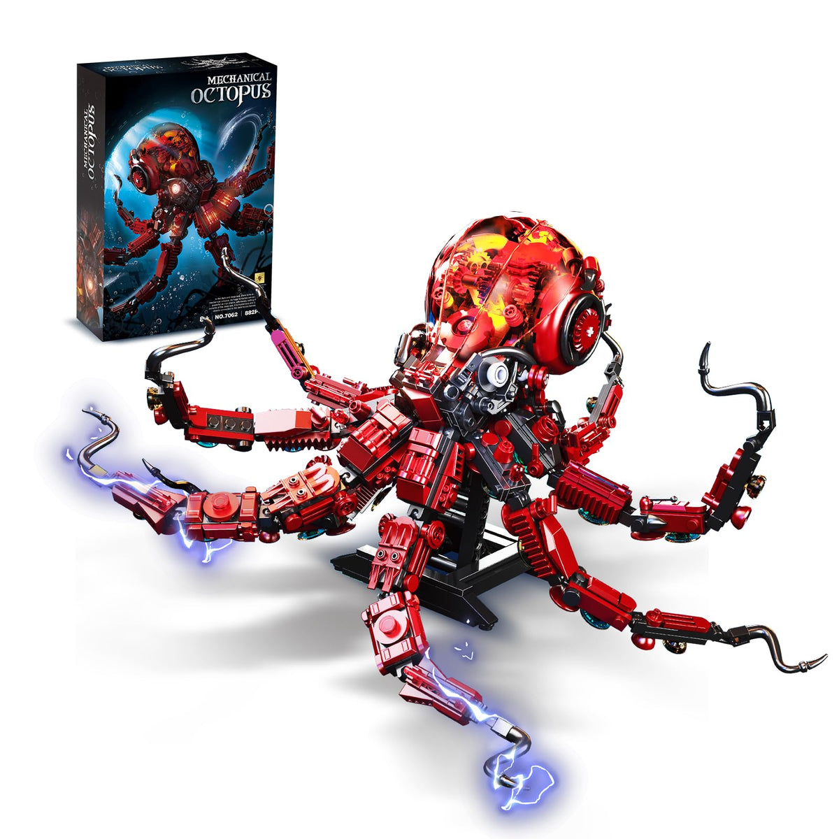 GXJTYYBS mechanical octopus assembly step 1 helps develop spatial reasoning