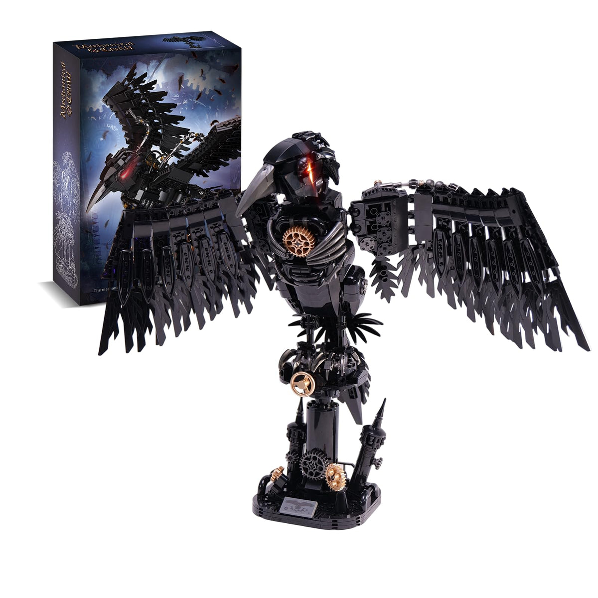 GXJTYYBS Magic Raven building set with 1018 bricks for a dramatic tabletop display.