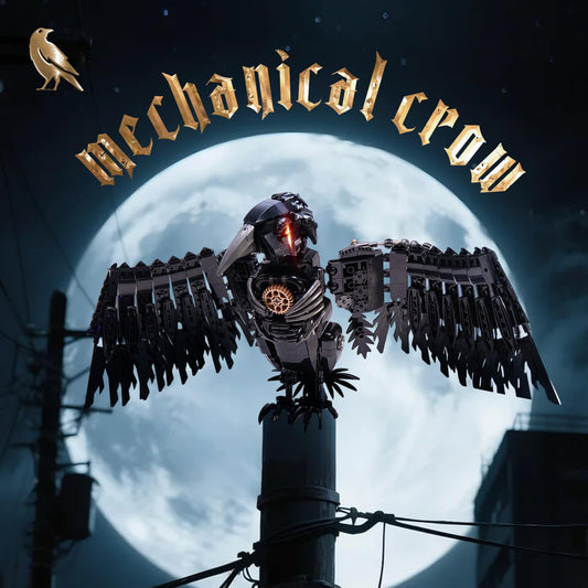 GXJTYYBS Raven wings in motion for dynamic display and poseable scenes.