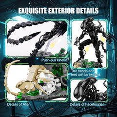 GXJTYYBS Xenomorph base details with glowing elements for immersive scenes.