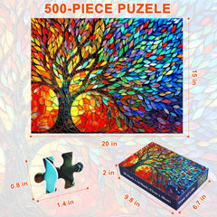 Gyadiex Tree of Life puzzle poster reference aids accurate assembly.