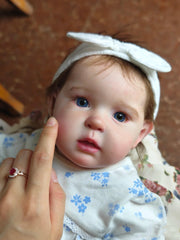 GYCV lifelike reborn doll girl rooted hair for natural look