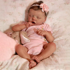 GYCV lifelike reborn doll face close-up with textured vinyl skin for realism