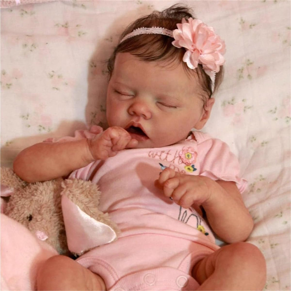 GYCV reborn girl doll wearing clothes for imaginative care play