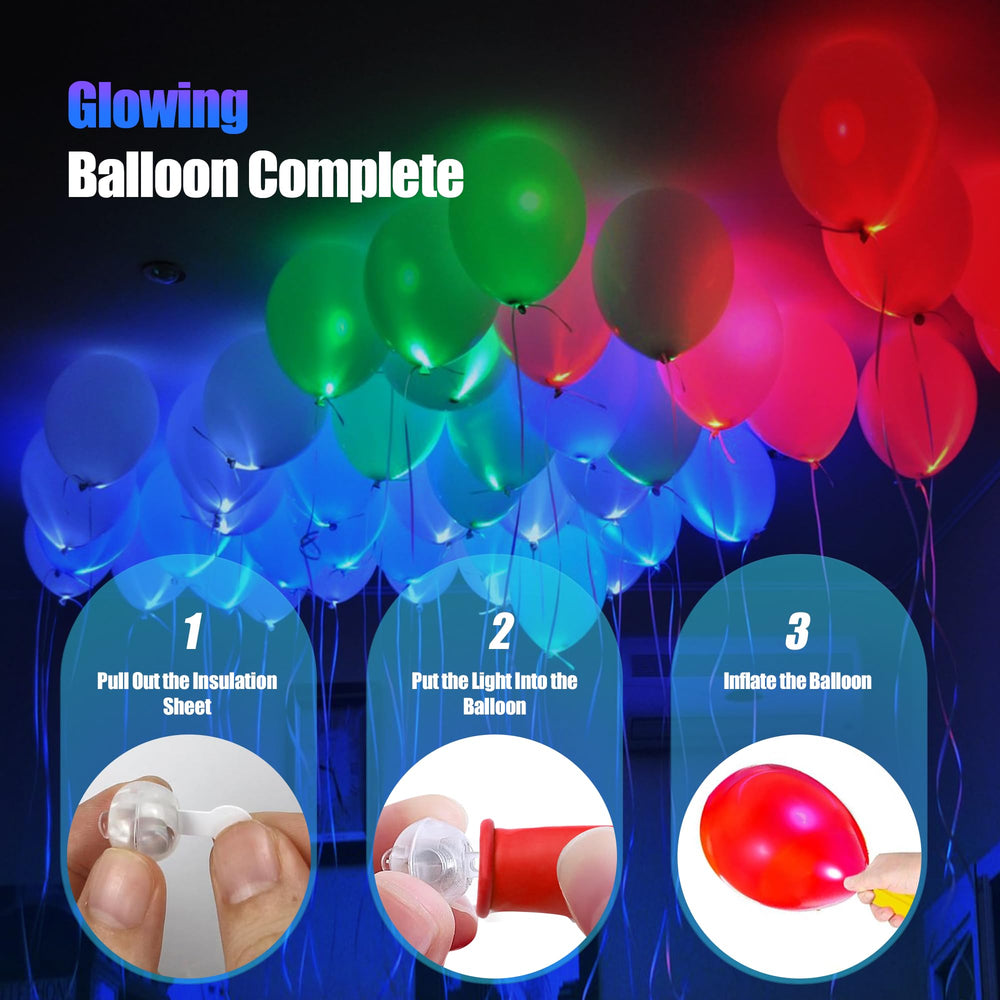 GYIPFIPA balloon light insert powers bright LEDs for quick decoration