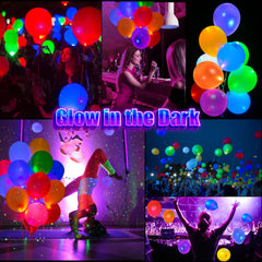 GYIPFIPA neon balloons lit by LEDs create festive photo-ready moments