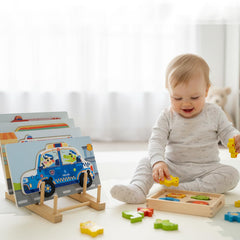 GYSLEOT puzzle rack home-use shows versatile storage at a family table.