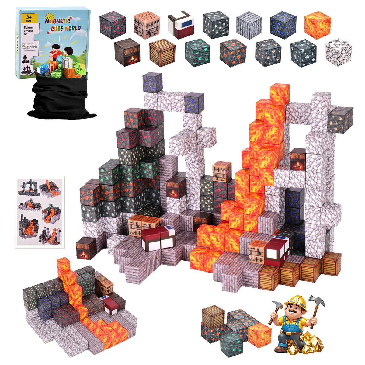 gyttoping magnetic blocks cave journey inspires imaginative play and problem-solving