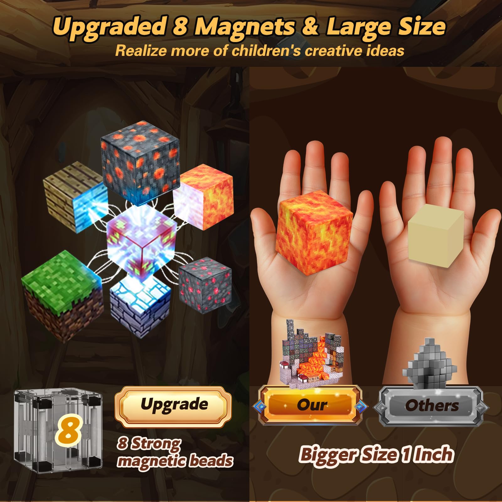 gyttoping magnetic blocks develop hand-eye coordination through hands-on construction
