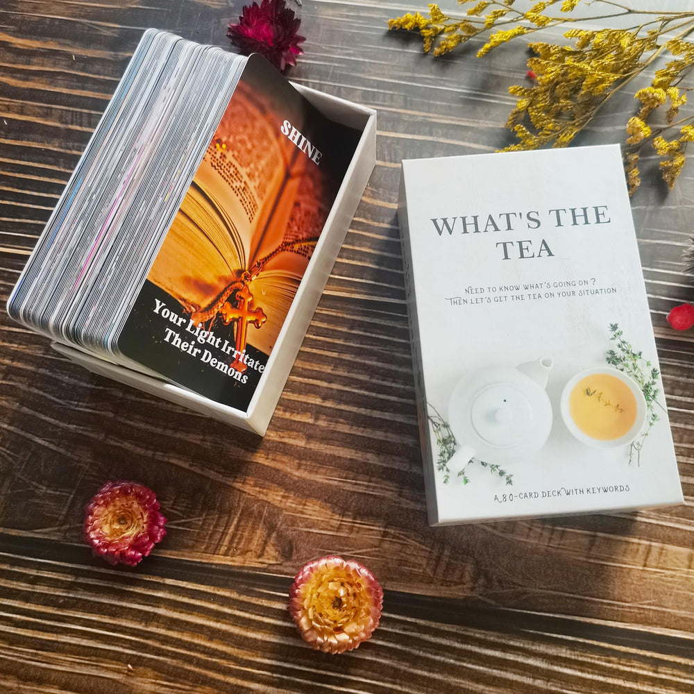 GZXINKE What's The Tea? love and energy prompts for readings.