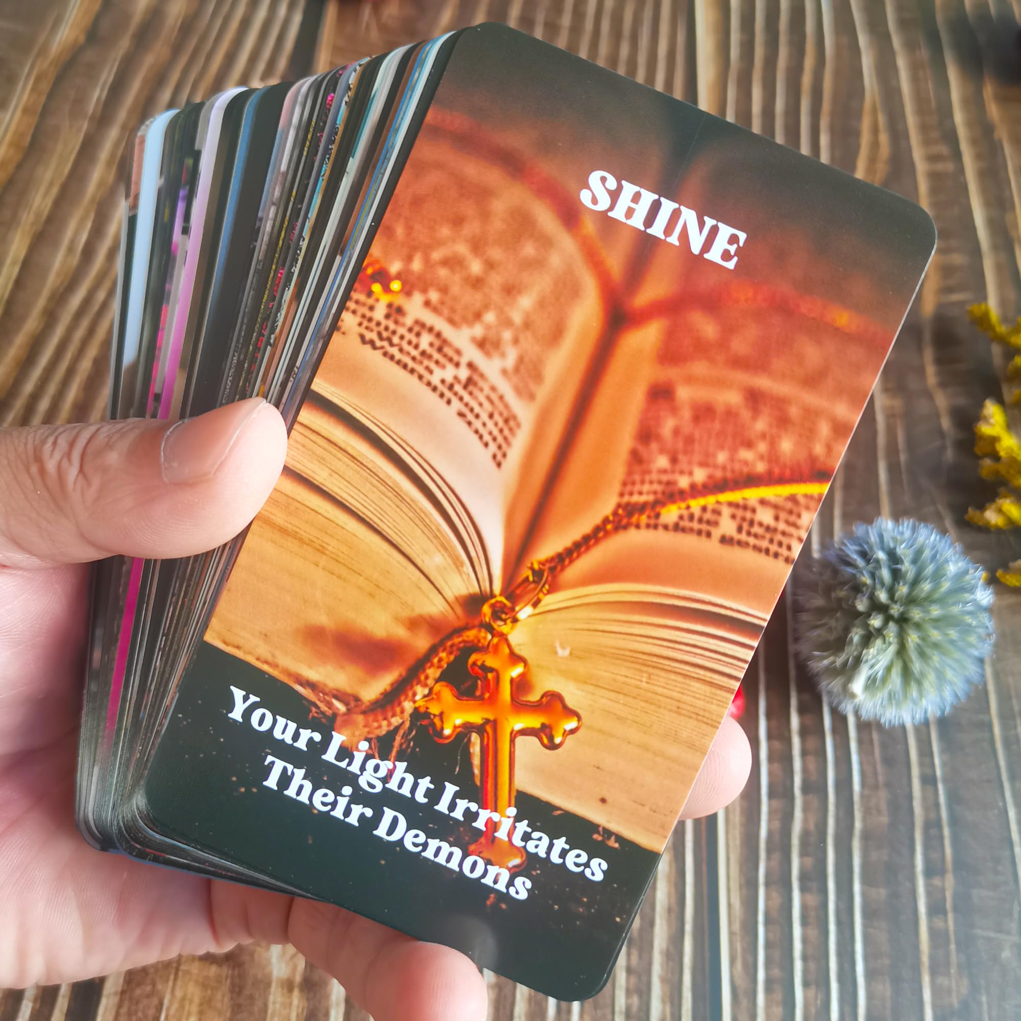 GZXINKE What's The Tea? tarot compatibility prompts for mixed decks.