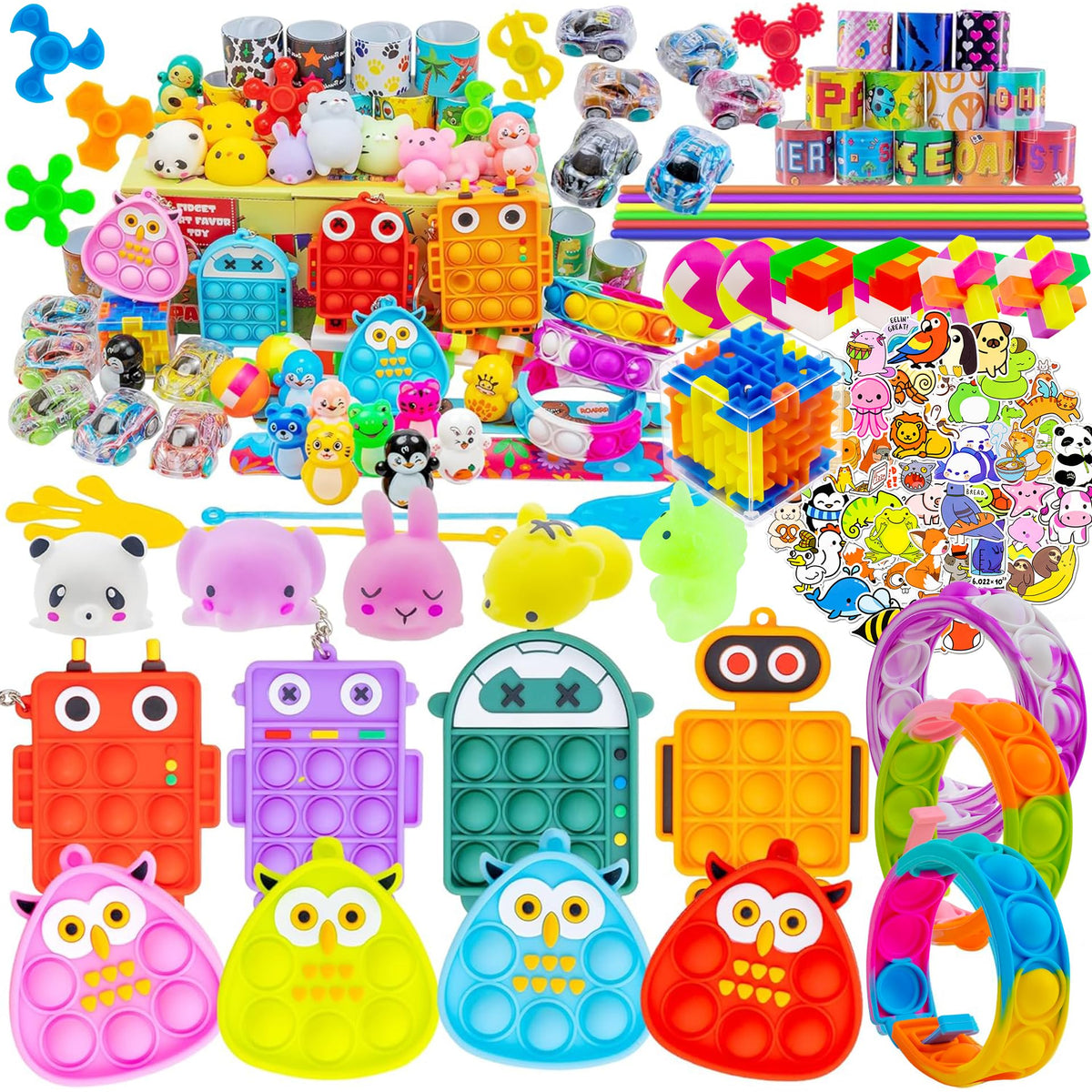 H-Partner 110pcs party favors pack for celebrations and classroom rewards