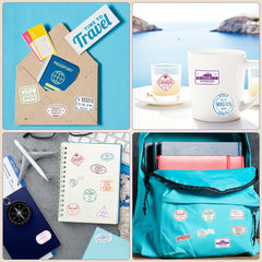 H1vojoxo travel-themed stickers suit gifts and classroom activities.