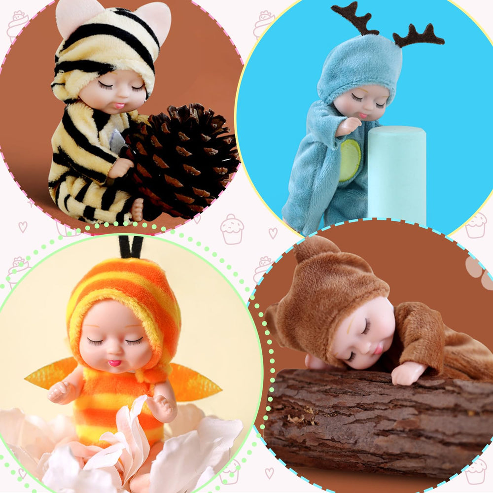 Haawooky giraffe costume mini dolls inspire imaginative adventures and big storytelling ideas.