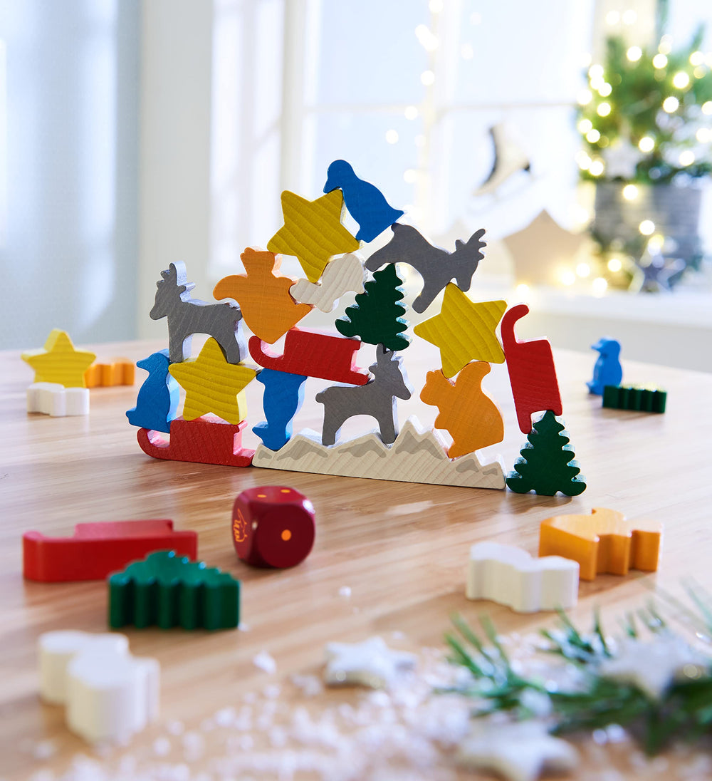 HABA wooden animals for Christmas Edition providing durable pieces for holiday play