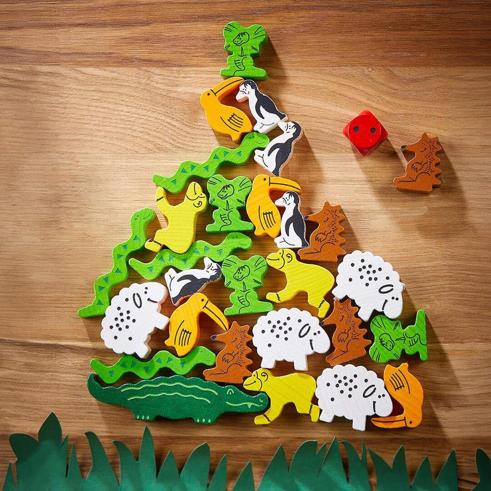 HABA Animal Upon Animal sheep stack supports planning and precision