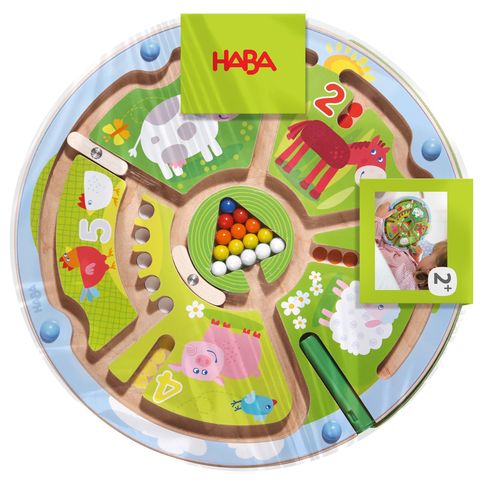 HABA Busy Board uses sustainable wood with durable magnets for long-lasting curiosity.