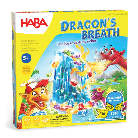 HABA Dragons Breath game box ready for a cozy family night, sparking imagination