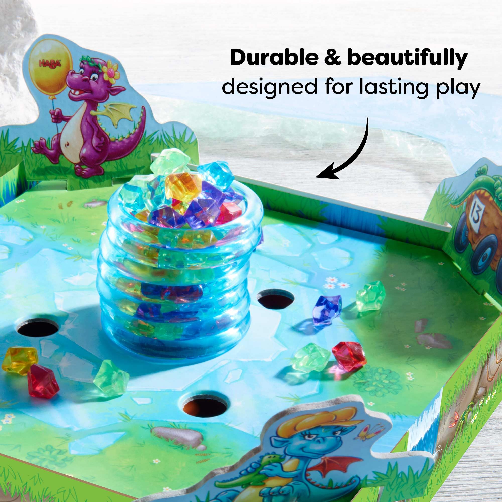 HABA Dragons Breath kids playing together builds teamwork and social skills in a fun setting