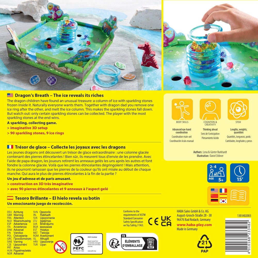 HABA Dragons Breath made in Germany, reflecting quality and durable components