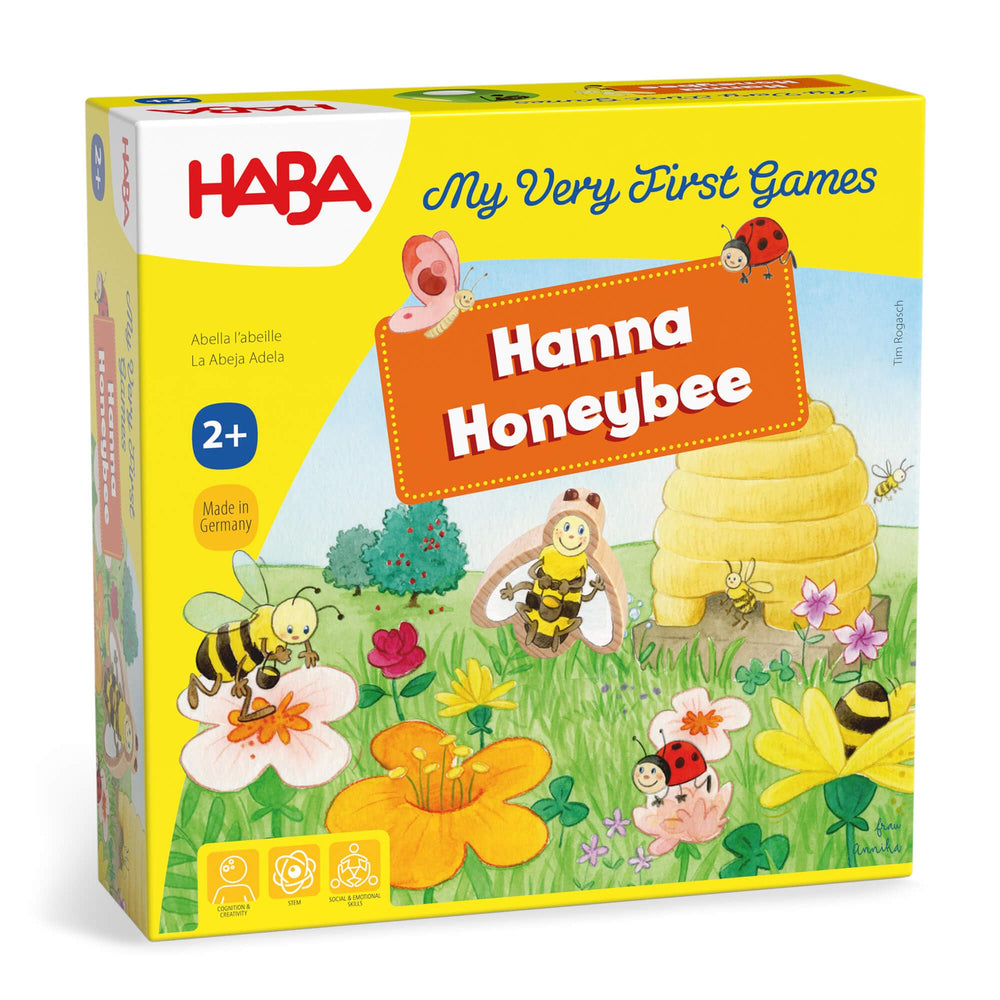 HABA Hanna Honeybee color dice inspire early color recognition during play