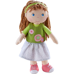HABA Hedda 12 inch doll with embroidered face for safe cuddling