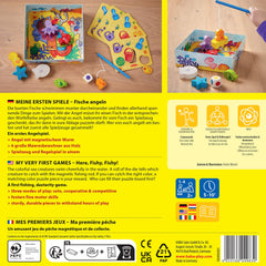 HABA Here Fishy Fishy sustainable wood materials reflect eco-friendly toy design.