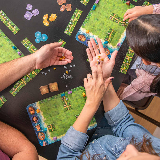 HABA Karuba adventurers figures spurring cooperative exploration during game night