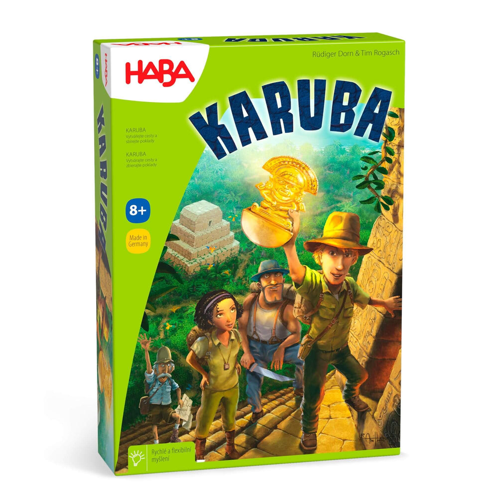 HABA Karuba board and tiles ideal for engaging tile-based strategy at home