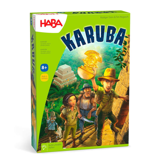 HABA Karuba board and tiles ideal for engaging tile-based strategy at home