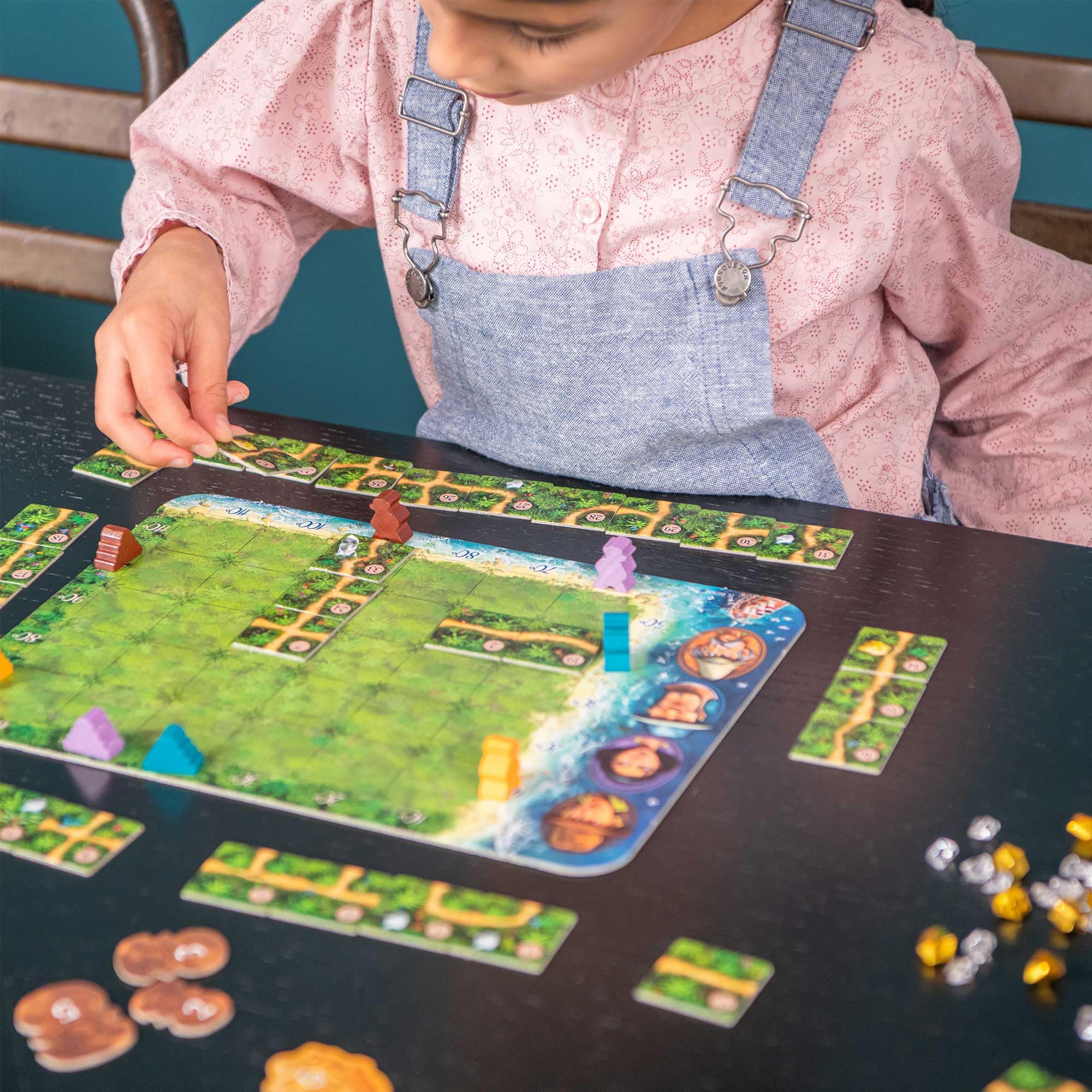 HABA Karuba island map setup inviting quick-start play