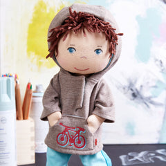 Durable quilted body endures rough toddler play yet stays cuddly.