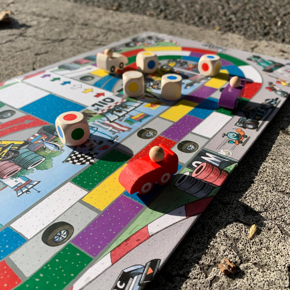 HABA Monza instruction sheet guides quick setup and clear rules