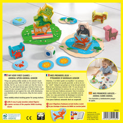 HABA My Very First Games Animal Upon Animal Junior illustrated tiles inspire storytelling and role play.