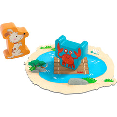 HABA My Very First Games Animal Upon Animal Junior sun tiles brighten play and patterns.