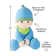 HABA Snug-Up Luis: soft body detail for easy grasp by tiny hands.