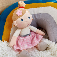HABA Snug Up Lauren suitable for babies 6 months and older to grow with.