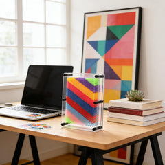 Hacaroa pin art board desk decor for creative moments.
