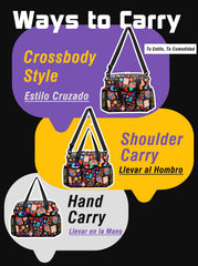 HACHMAS Bingo Bag six elastic pockets organize daubers and tools.