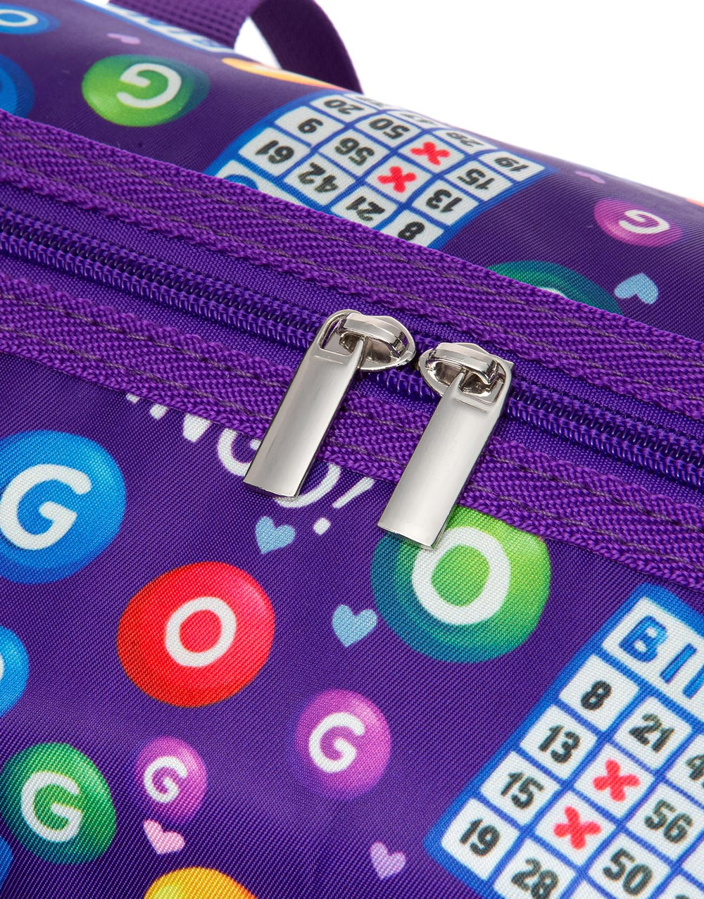 HACHMAS Bingo Bag Multi-Use doubles as makeup or craft organizer when not in bingo mode.