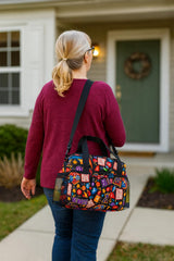 HACHMAS Bingo Bag open top reveals inner organization and easy access.