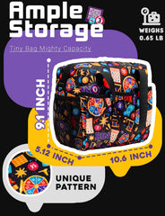 HACHMAS Bingo Bag pockets filled for fast, on-the-go bingo essentials.