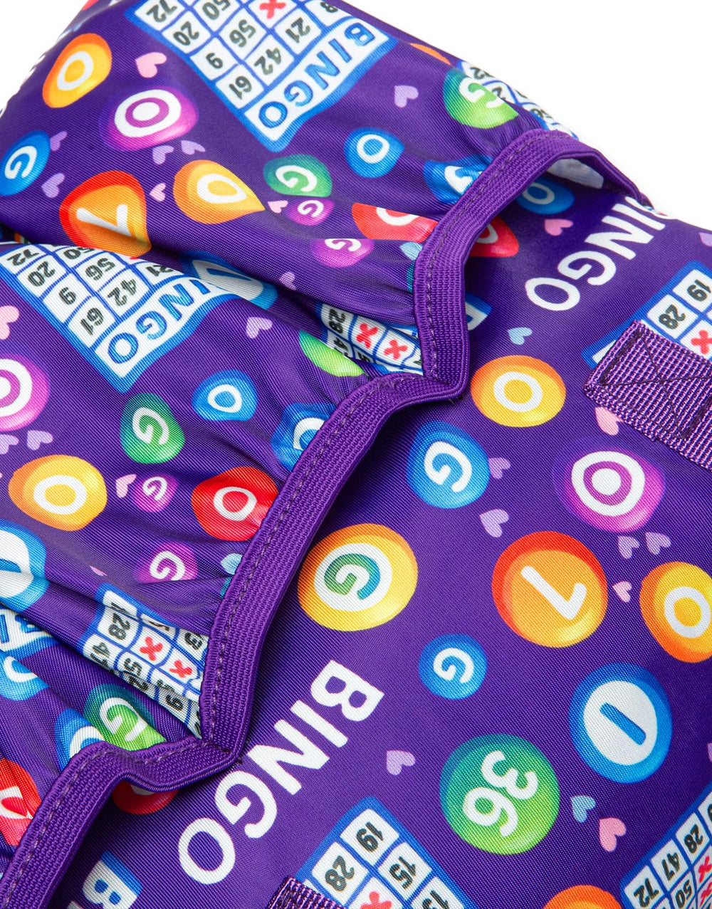 HACHMAS Bingo Bag Water-Resistant Fabric resists spills and protects contents.