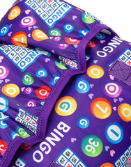 HACHMAS Bingo Bag Water-Resistant Fabric resists spills and protects contents.