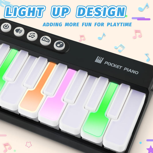 HACOCOLA toy shows light up keys during play