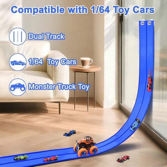 HACOCOLA track assembly for quick setup and portable fun.