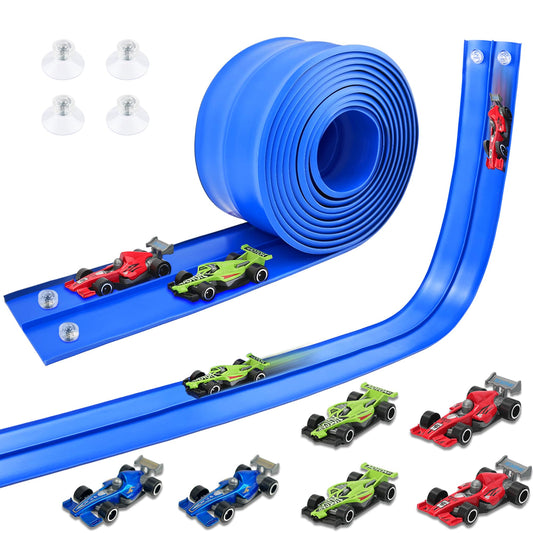HACOCOLA two-lane 15ft race track for versatile indoor and outdoor play.