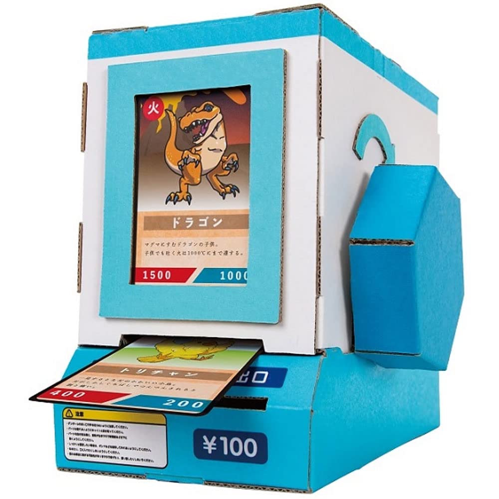 Hacomo PUSU PUSU wow card vending machine in use in family crafting session