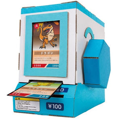 Hacomo PUSU PUSU wow card vending machine in use in family crafting session